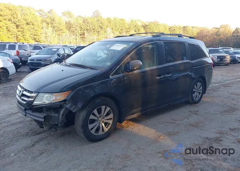 2014 Honda Odyssey Ex-L z USA, uszkodzony, nr VIN 5FNRL5H66EB088632
